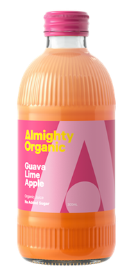 Almighty Guava Lime Apple organic juice 300ml BOT