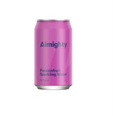 Almighty Passionfruit sparkling water 330ml CAN