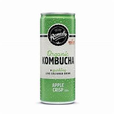 Remedy Kombucha Apple Crisp 250ml can