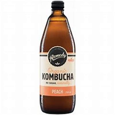 Remedy Kombucha Peach 750ml