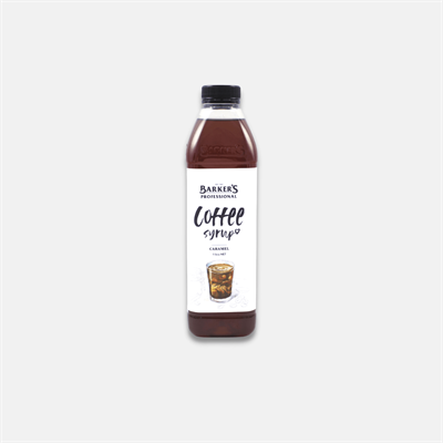 Barkers Coffee Syrup Caramel 1Ltr
